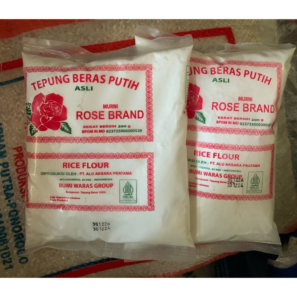 

Tepung Beras Rose Brand 200gr