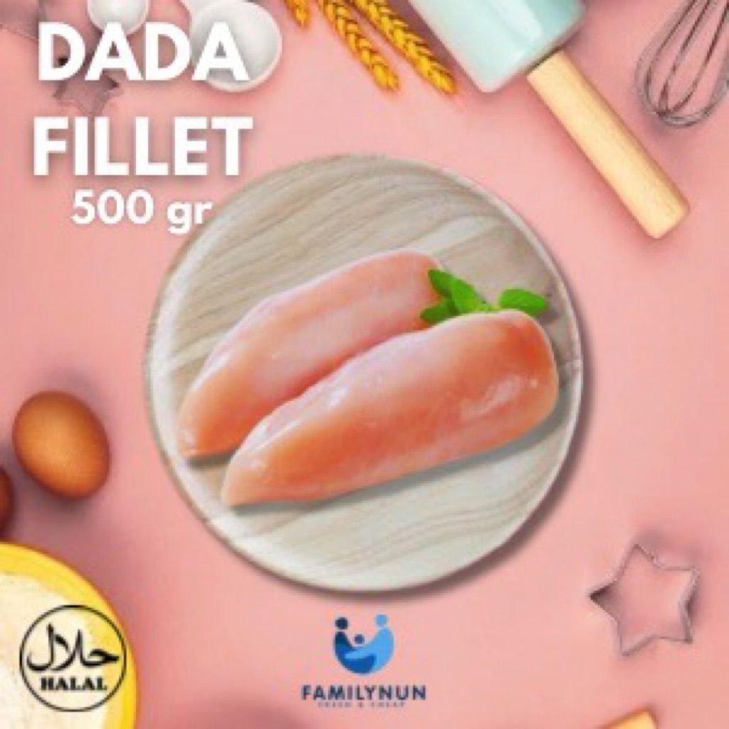 

Dada Fillet Fresh / Frozen berat 500 gr