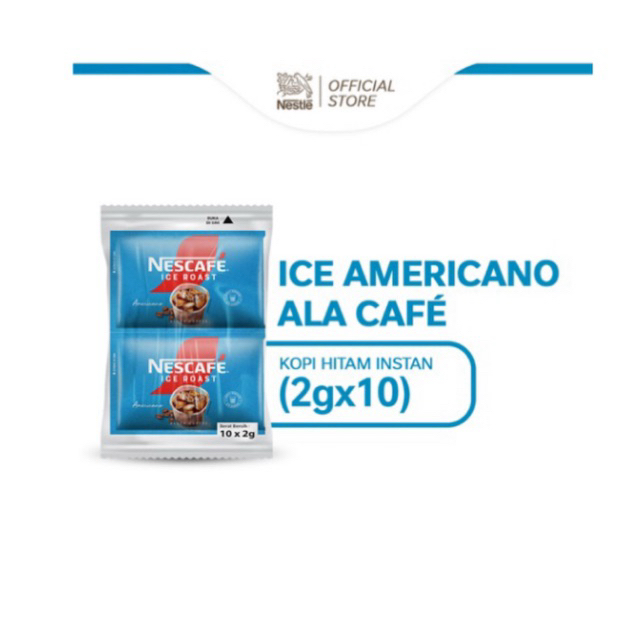 

Nescafe Ice Roast Kopi Americano - Nescafe Kopi Klasik 10x2g