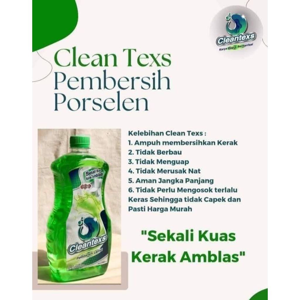 clean texs,Pembersih porselen,Pembersih kamar mandi,kerak