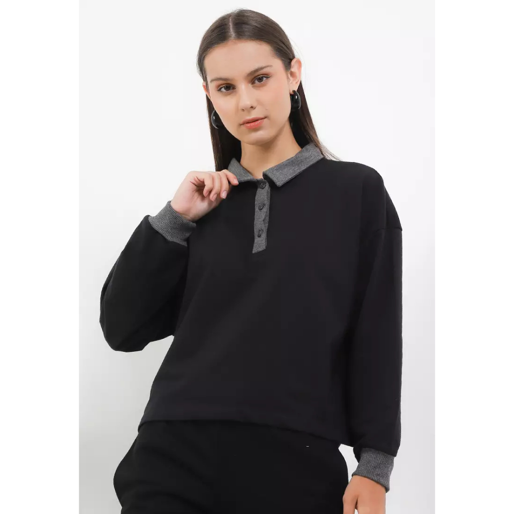 Tolliver Long Sleeves Polo Sweatshirt