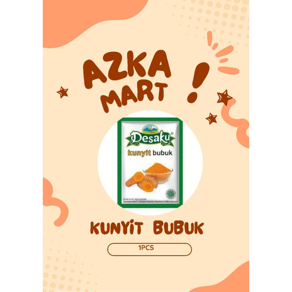 

Kunyit Bubuk 1pcs/1gtg - KIRIM INSTAN Azka Mart
