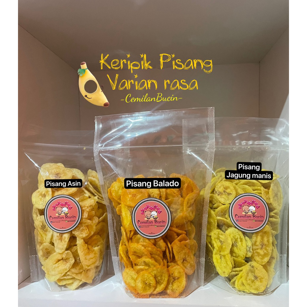 

Keripik Pisang varian rasa