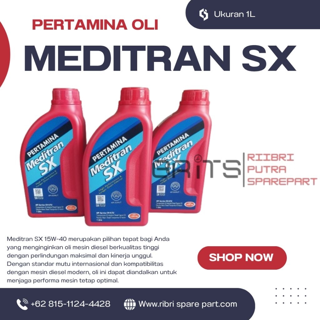 PERTAMINA oli meditran SX SAE 15W-40