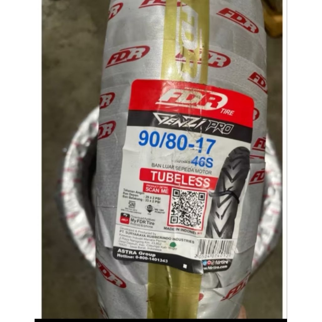 Ban FDR Genzi pro Tubless 90/80-17