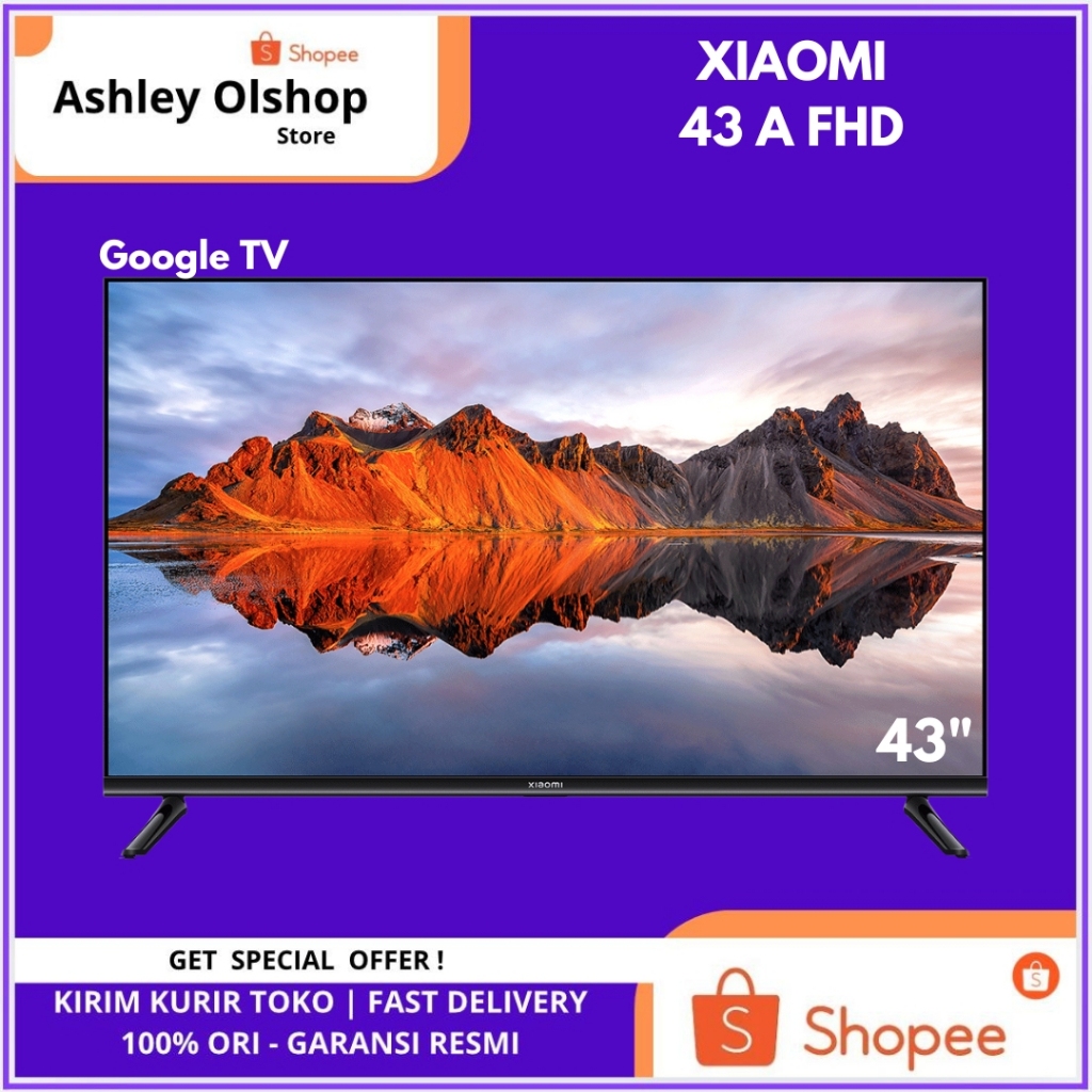 TV XIOMI 43 Inch Google TV XIAOMI A 43 FHD Digital TV XIAOMI 43
