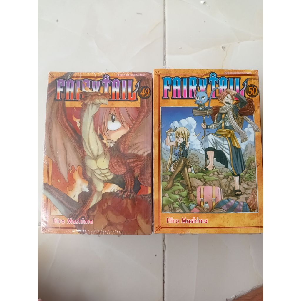 komik fairy tail set vol 49,50 kondisi segel n baru
