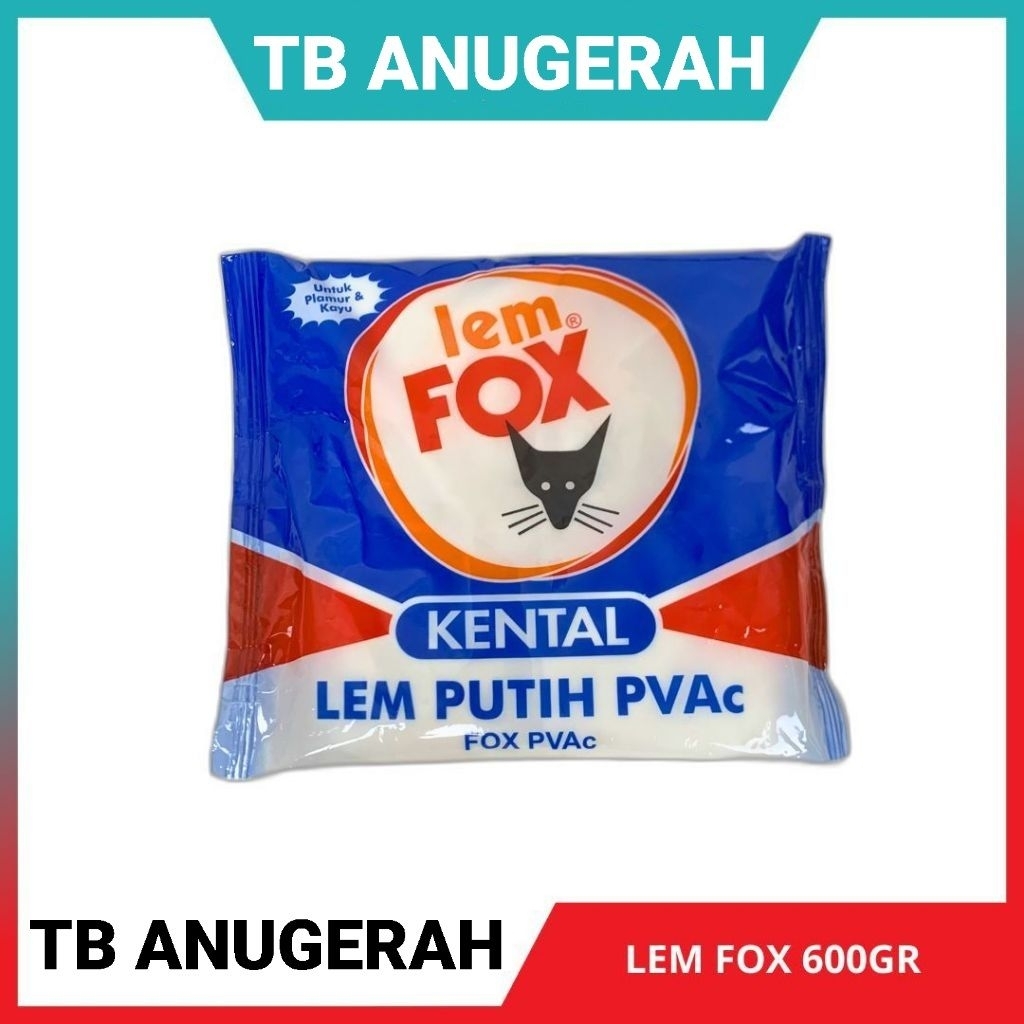

Lem FOX PVAc/Lem fox merah dan biru/lem fox kental pvac/lem putih PVAc/Lem fox kayu