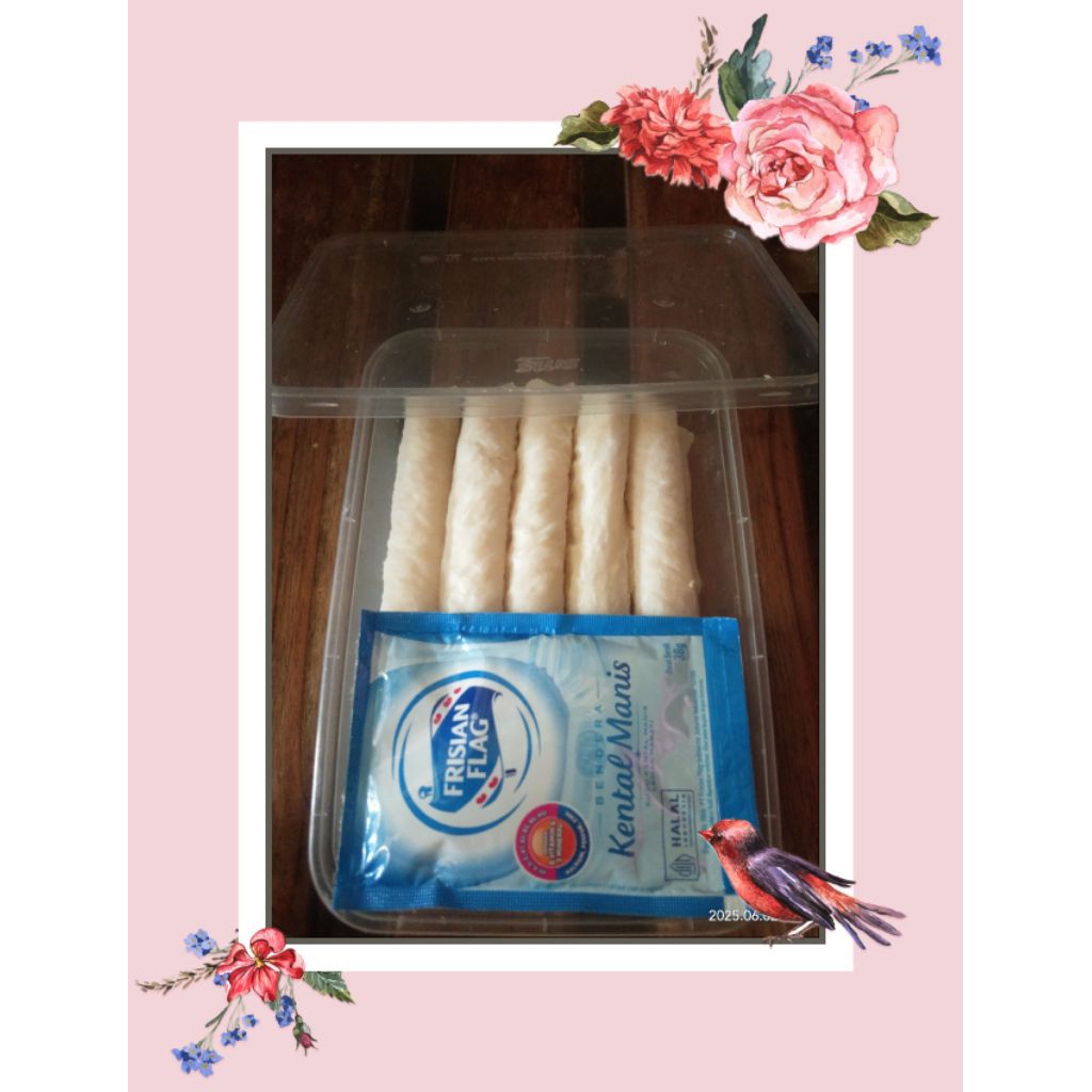 

keju aroma /chesse roll isi 10 free susu sachet.ukuran lebih besar