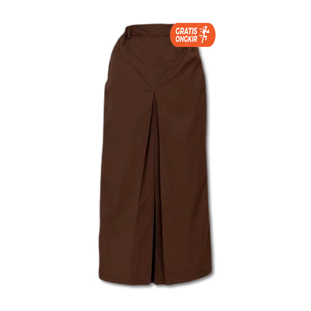 COD ROK PANJANG COKLAT PRAMUKA SPAN BELAH 1 BAHAN DRILL HALUS HARGA PROMO MURAH