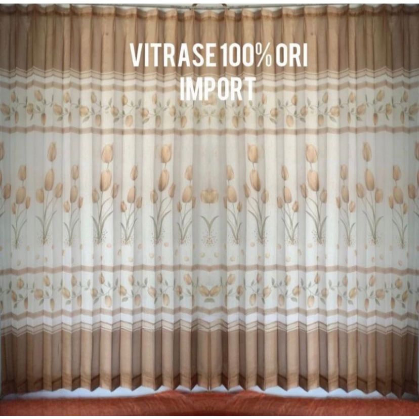 vitrase daleman gorden motif bunga tulip