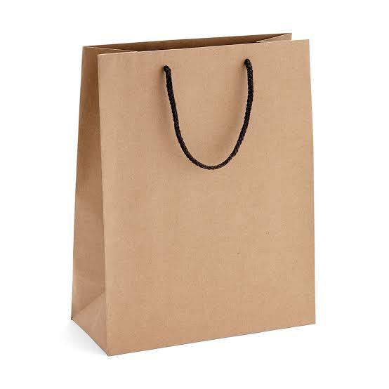 

Craft Paper / Paperbag Coklat 30x40 / Kantong Kertas Polos Paperbag Kado / Harga Lusinan