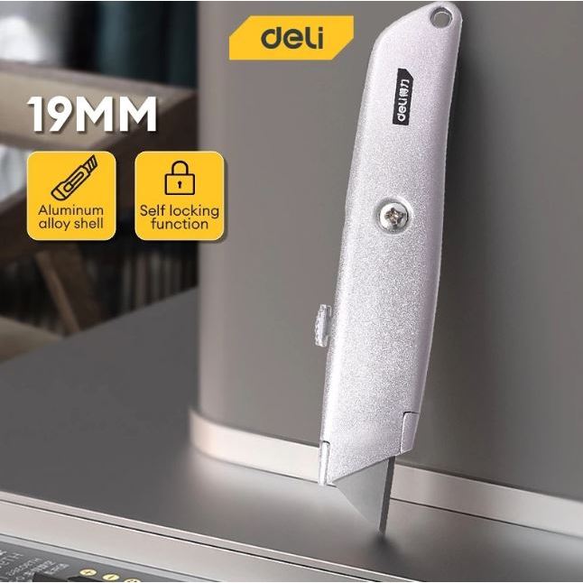 

Deli Pisau Aluminium 19MM | +5 ISIAN
