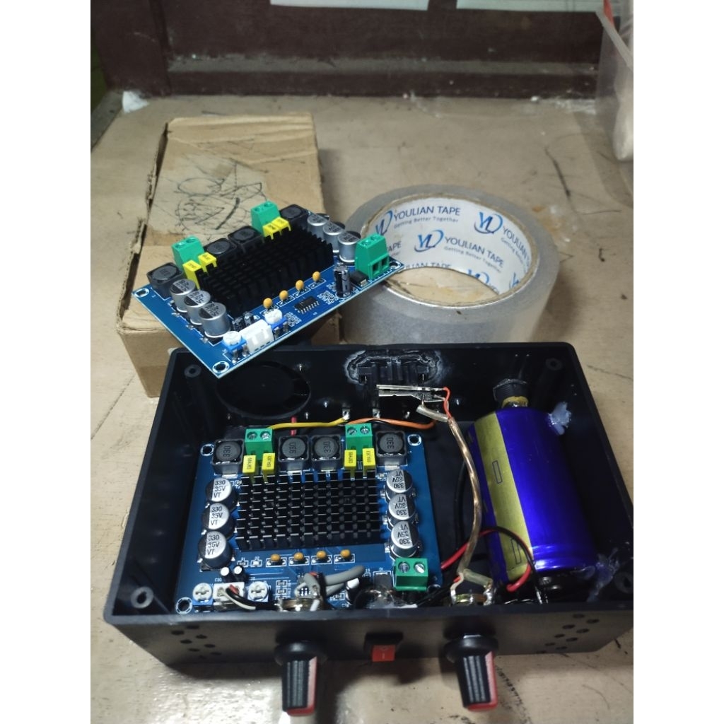 AmpliMini Stereo kit TPA 3116D2 IC Original 32 Pin