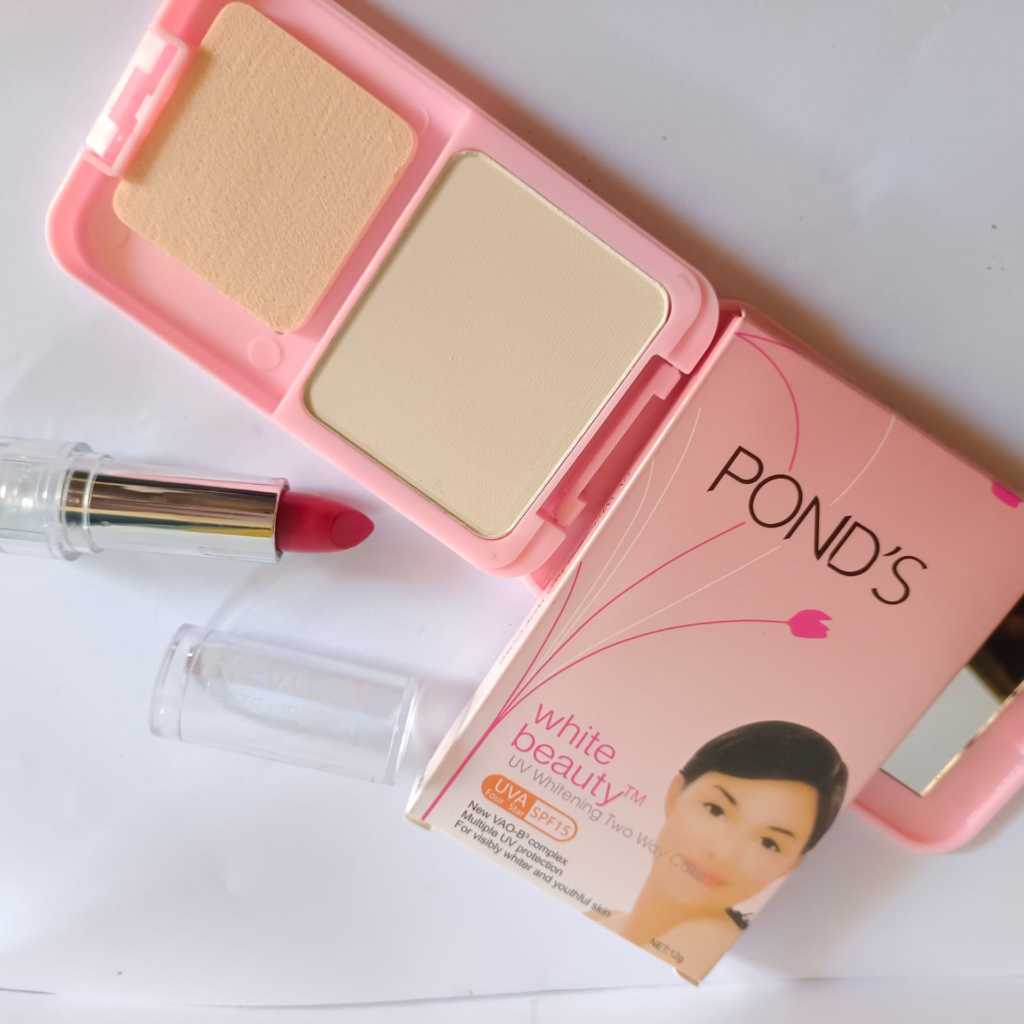 PROMO PAKET BEDAK PONDS WHITE BEAUTY + LIPSTIK MATTE