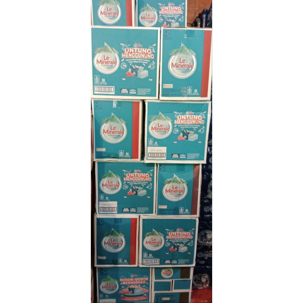 

lemineral 1500ml 1 dus isi 12 botol