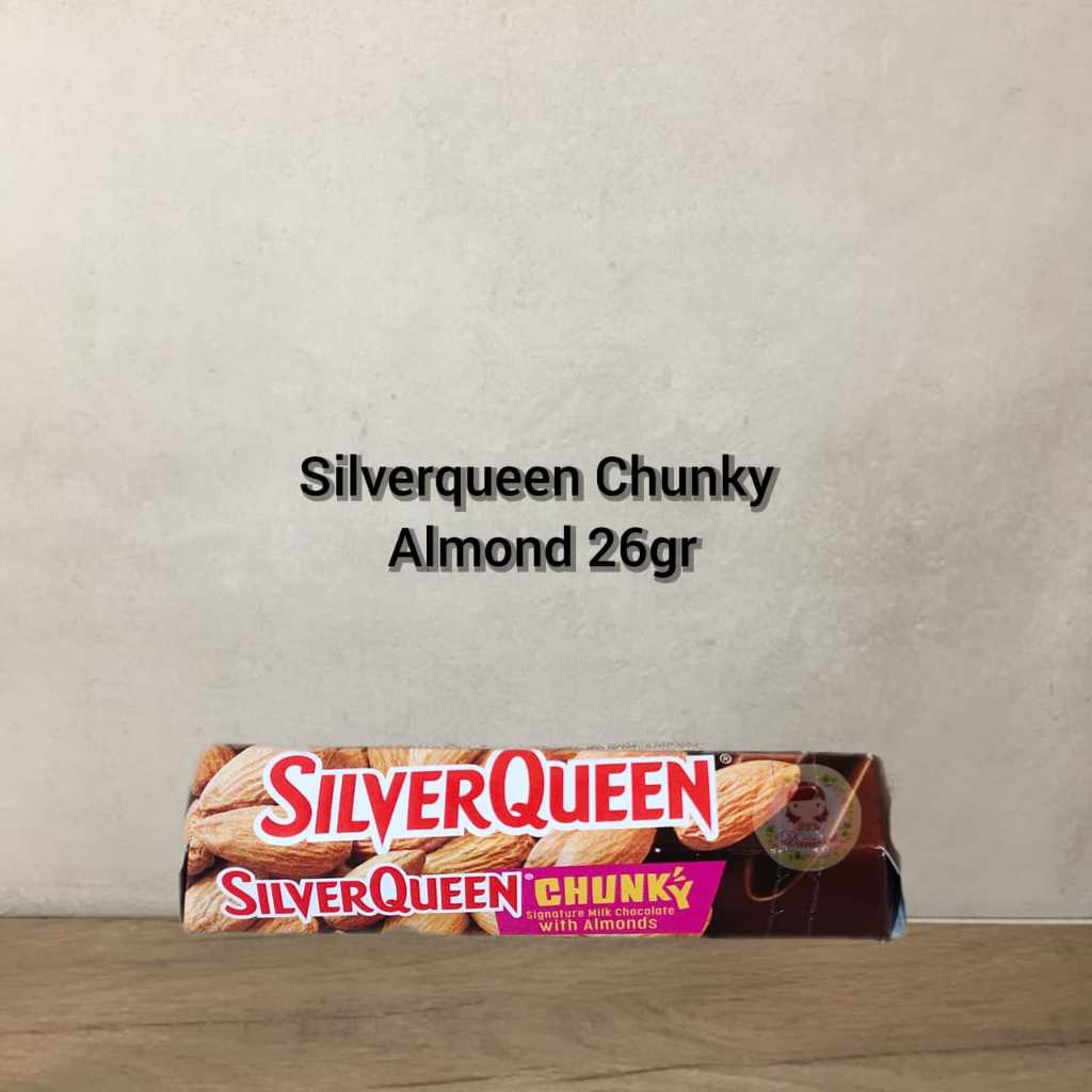 

Silverqueen Chunky bar cashew almond 26 gr eceran ( SCP)