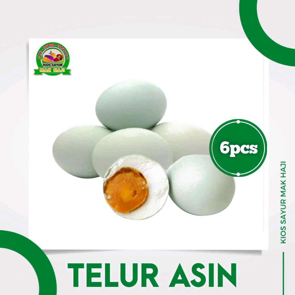 

Telur asin 6pcs