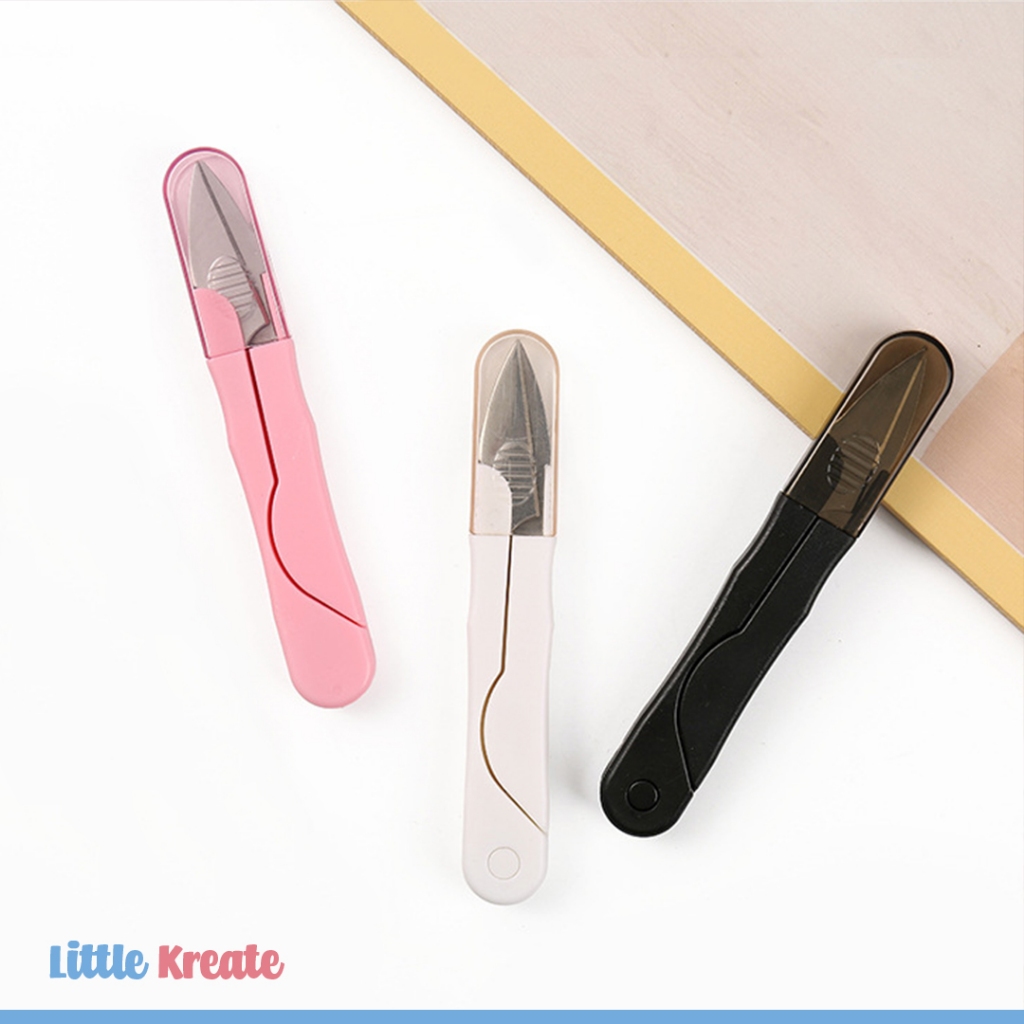 

Little Kreate - Gunting Potong Benang - Gunting Jahit Pemotong Benang - Gunting Buang Benang Cekris Tutup