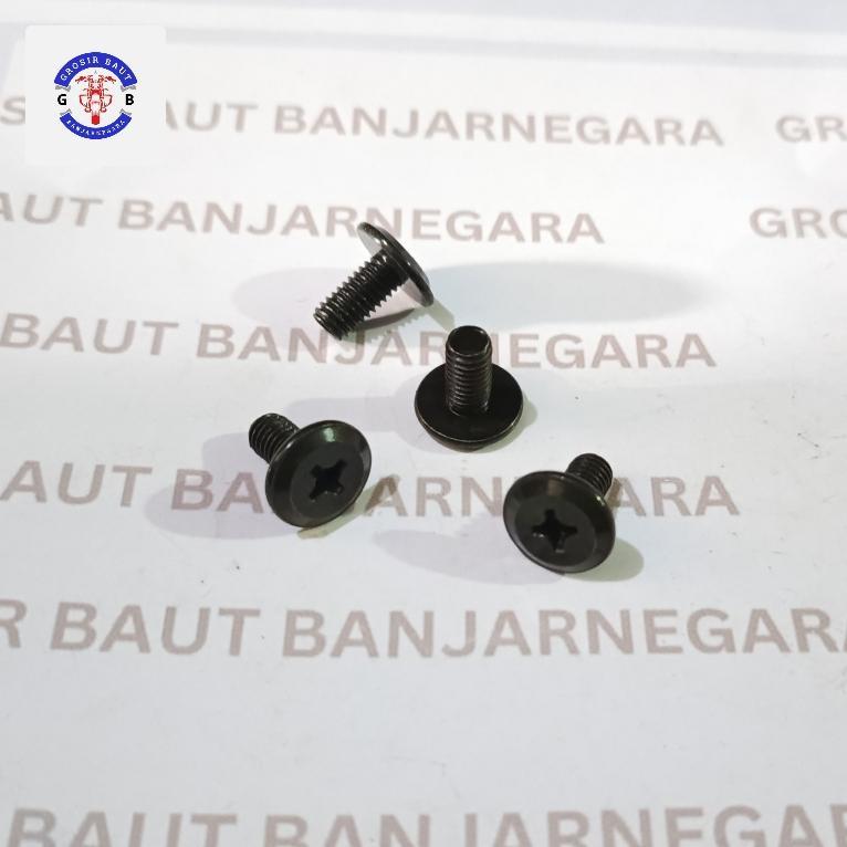 Baut Helm M6 Universal Hitam