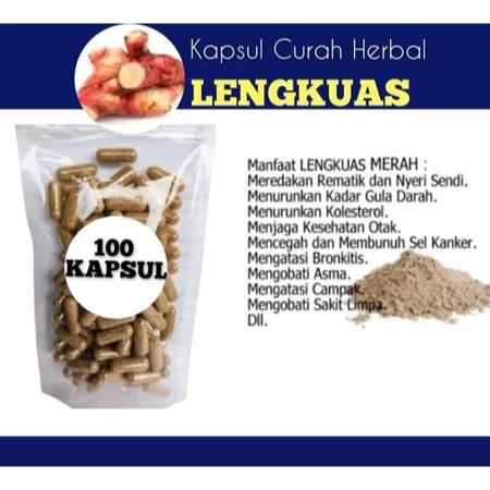 KAPSUL CURAH HERBAL LENGKUAS OROIGINAL