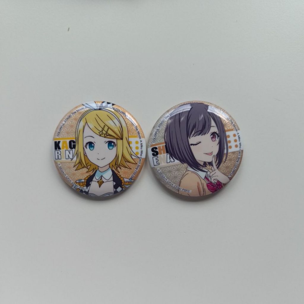 Project Sekai Colorful Stage The Movie: A Miku Who Can't Sing Shattered Bling Badge 58mm