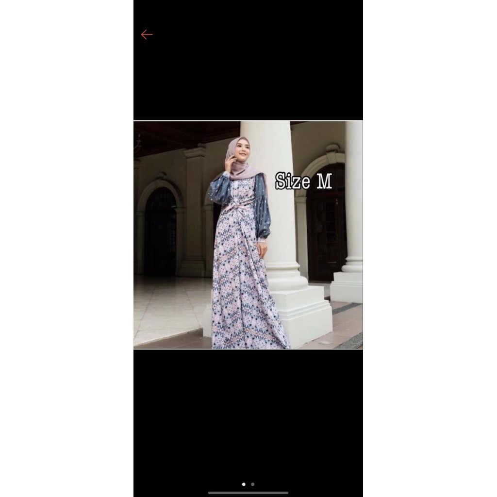 PL TIE DYE DRESS BY VANILLA HIJAB