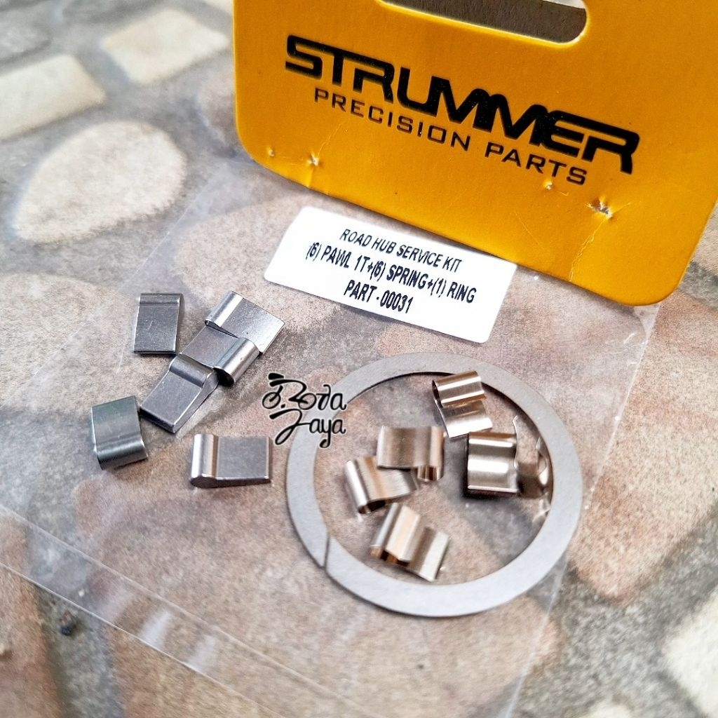 6 PAWL 1T PLAT PELATUK FREEHUB STRUMMER - HUB SERVICE KIT MTB STRUMMER 6 PAWL 1T