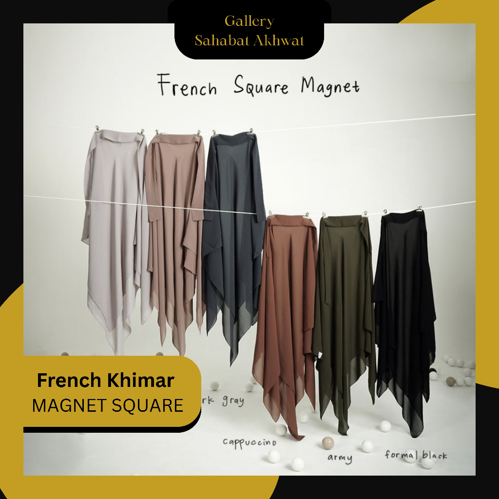 FRENCH SQUARE MAGNET FK by SOFNI klambieakhwat BISA COD by REQUEST