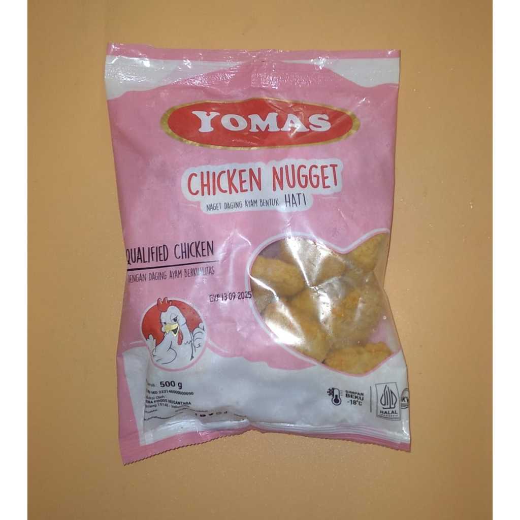 

YOMAS CHICKEN NUGGET 500 GR (NAGET AYAM)