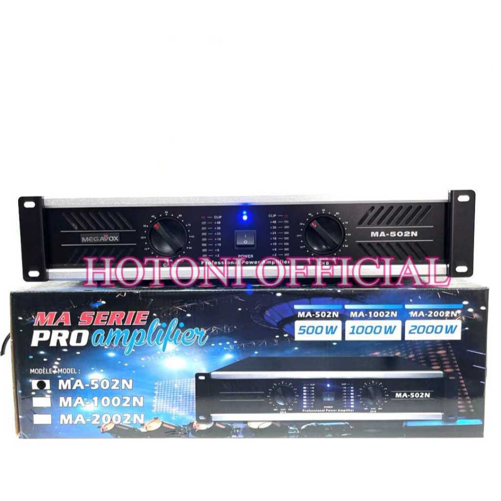 Power Amplifier Megavox MA 502N Original Power Amplifier Megavox MA502 Bagus Murah MA 502 ( bisa COD