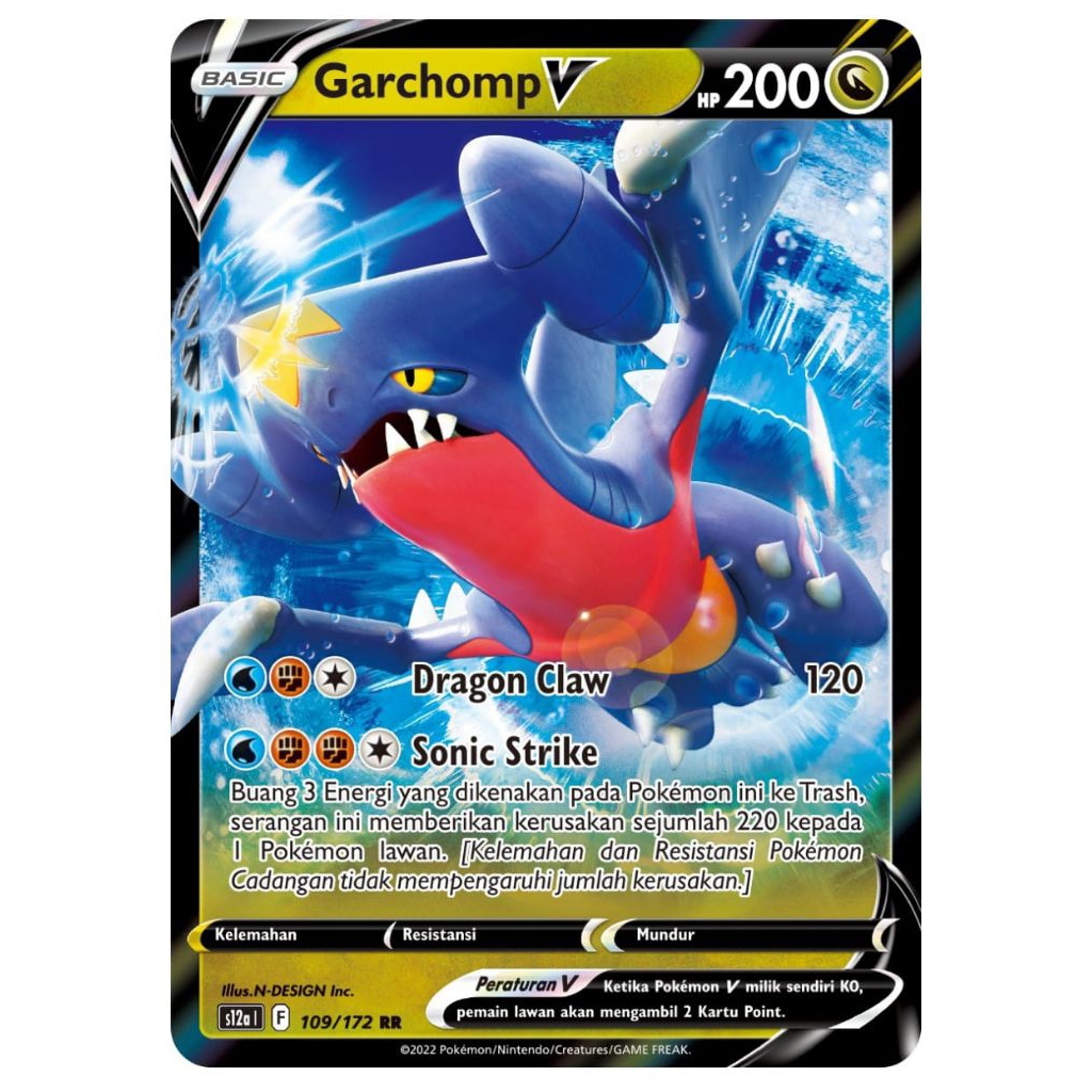 TCG Pokemon Indonesia Ori Garchomp V