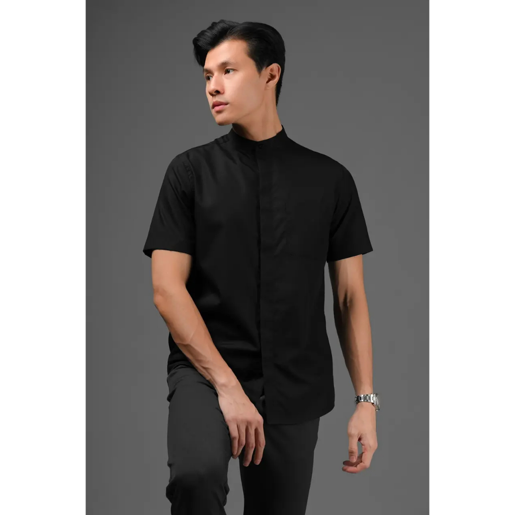 TWP Argo Concealed Placket Short Sleeve Heymale