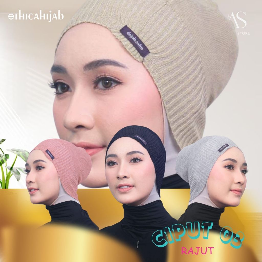 ETHICA HIJAB CIPUT RAJUT POLOS CIPUT 03 / DALAMAN HIJAB CIPUT RAJUT POLOS KERPUS KEPALA