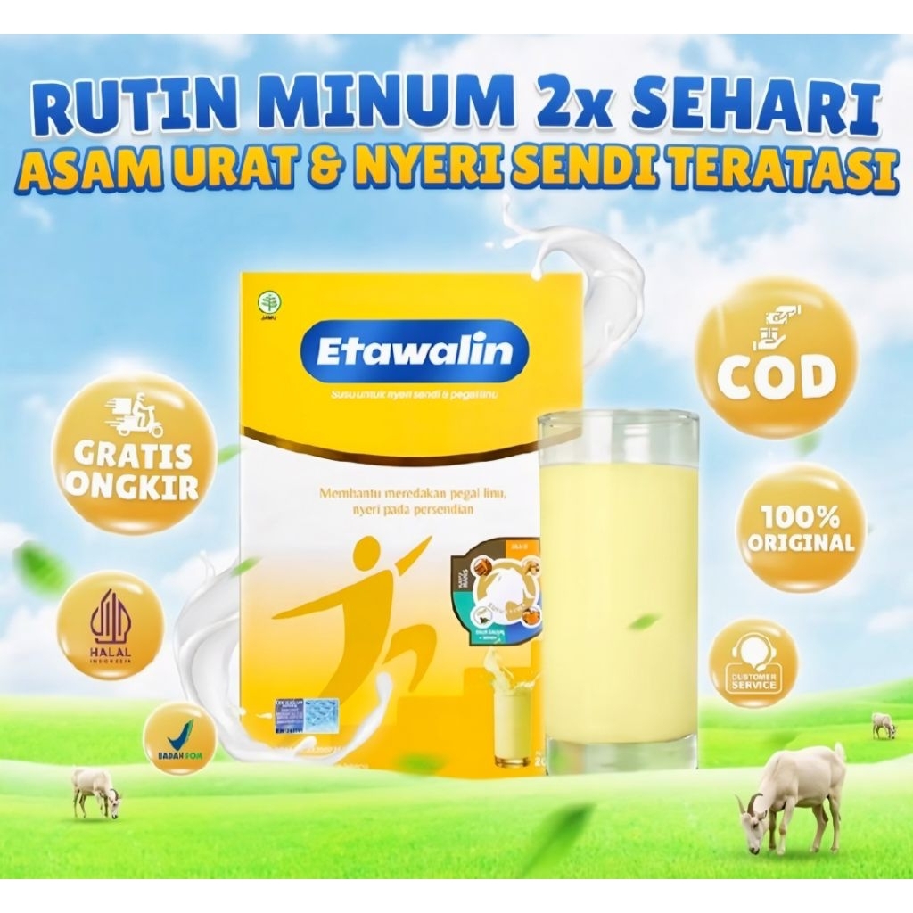 

Etawalin Susu Nyeri Sendi & Pegal Linu 200g