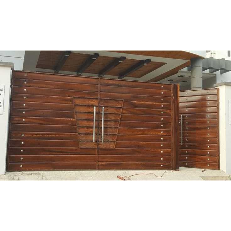 Pagar kayu minimalis