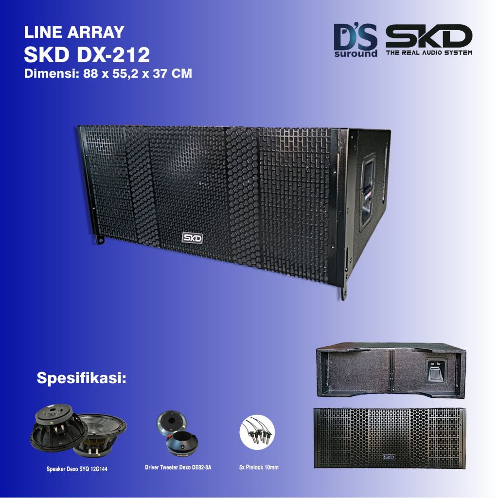 SKD DX-212 LINE ARRAY 12 INCH DOUBLE