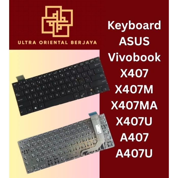 keyboard laptop ASUS Vivobook A407/A407U/X407/X407U/X407M/X407MA