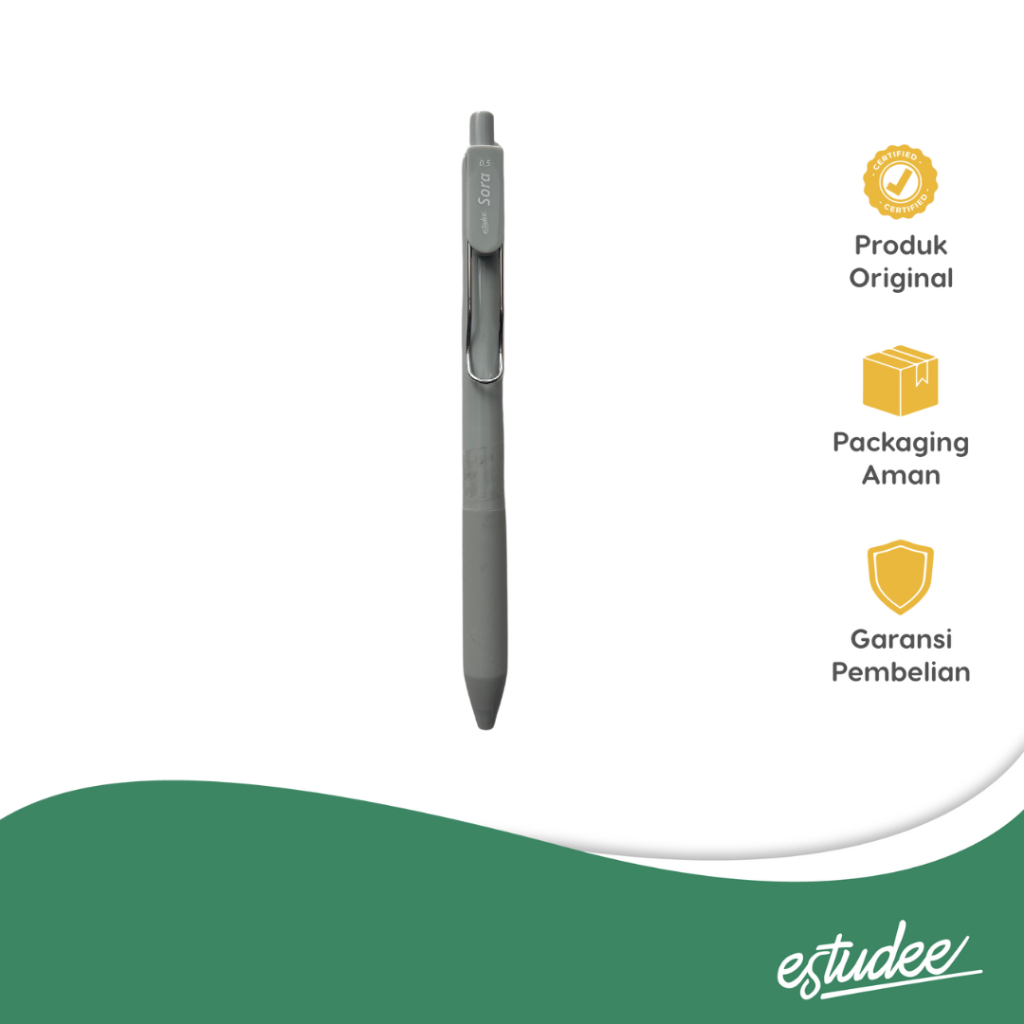 

ESTUDEE SORA GELPEN 0.5 INK BLACK - GREY EGP-242