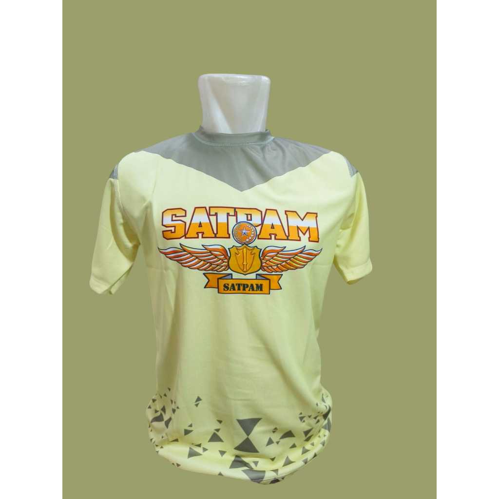 Kaos SUBLIM satpam Kombinasi - Satpam Kombinasi Dryfit Kaos