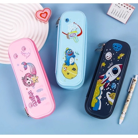 

Tempat Pensil Lucu Kotak Pensil Aesthetic Bahan Plastik Anti Air