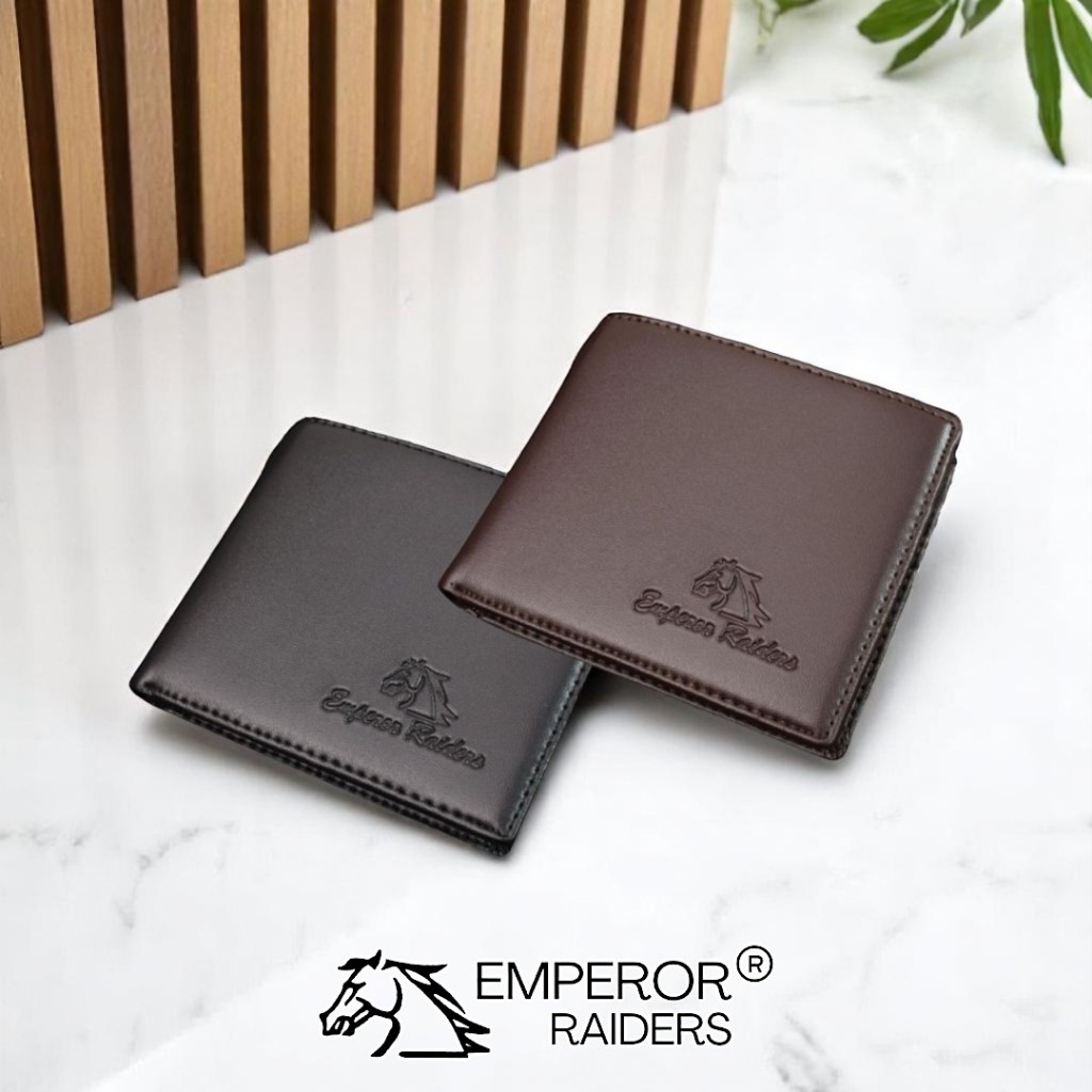 EMPEROR RAIDERS Dompet Pria Keren Bahan Kulit Sintetis PVC Premium Original Branded Free Box MD 01EB