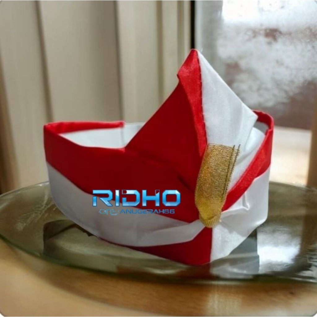 Ikat kepala merah putih/blangkon merah putih