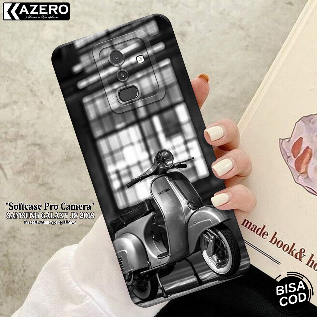 Case Hp Samsung Galaxy J8 2018 - Case Vespa - Softcase Samsung J8 2018 Terbaru - Casing Samsung J8 2