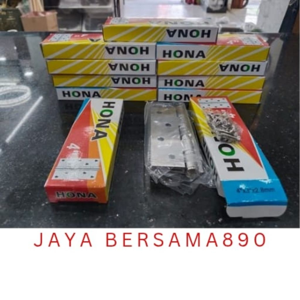 Engsel Hona 4" / Engsel Bearing Jendela Pintu Tebal Hona 4"
