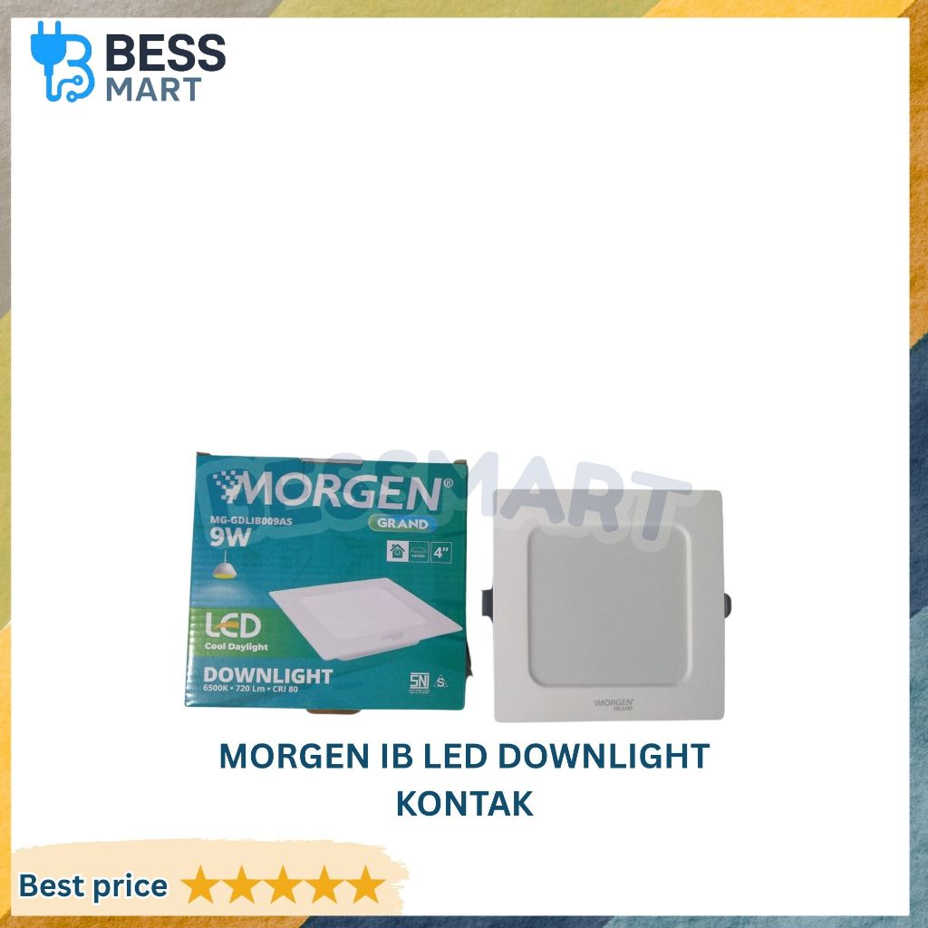 IB LED DOWNLIGHT MORGEN AS KOTAK 9, 12, 18 Watt
