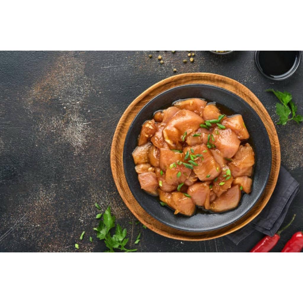 

[AYAM HEALTHY FRESH] Ready To Cook Slice Dada Paha Ayam Saikoro Marinasi 500g