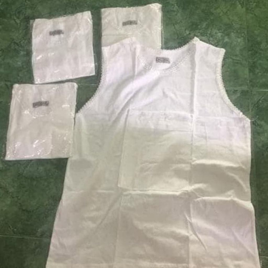 kaos singlet kantong depan haji dan umroh perlengkapan haji dan umroh wanita