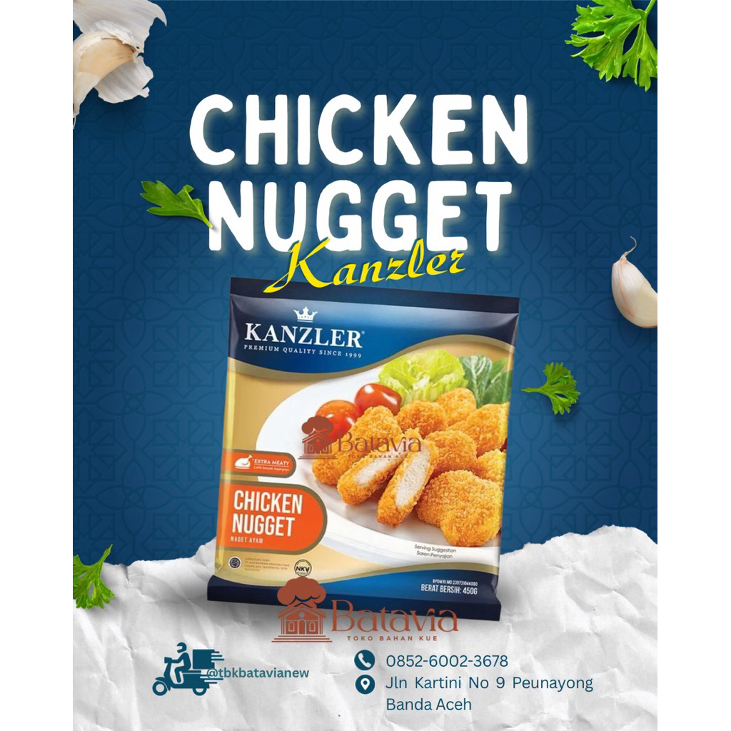 

Chicken Nugget 450g | Extra Meaty | Kanzler