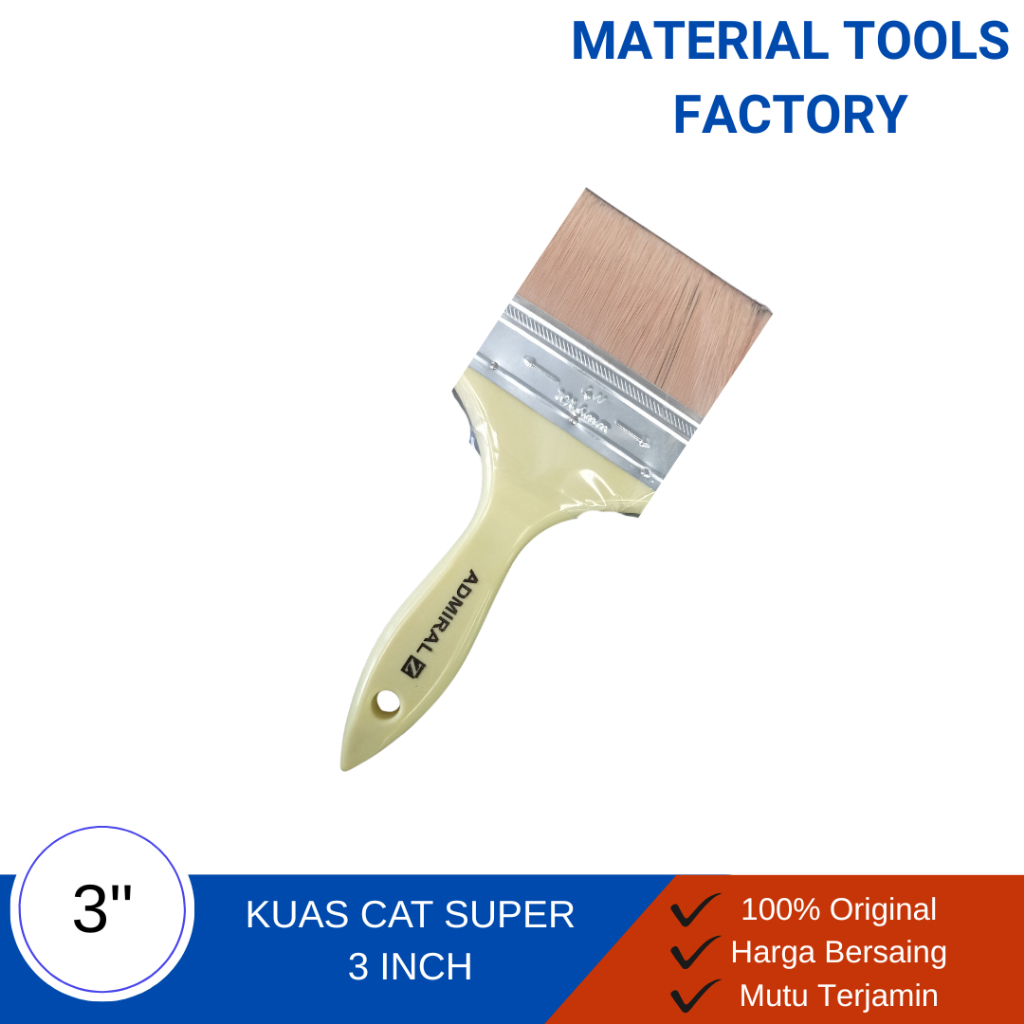 Kuas Cat Tembok Motto 3inch / Kuas Cat Besar / Kuas Cat 3"